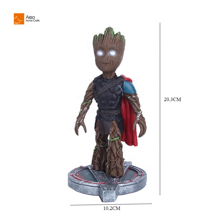 Горячая Распродажа, мультфильм Marvel, модель персонажа фильма, полирезина, Тор Грут, скульптура, маленькая статуя