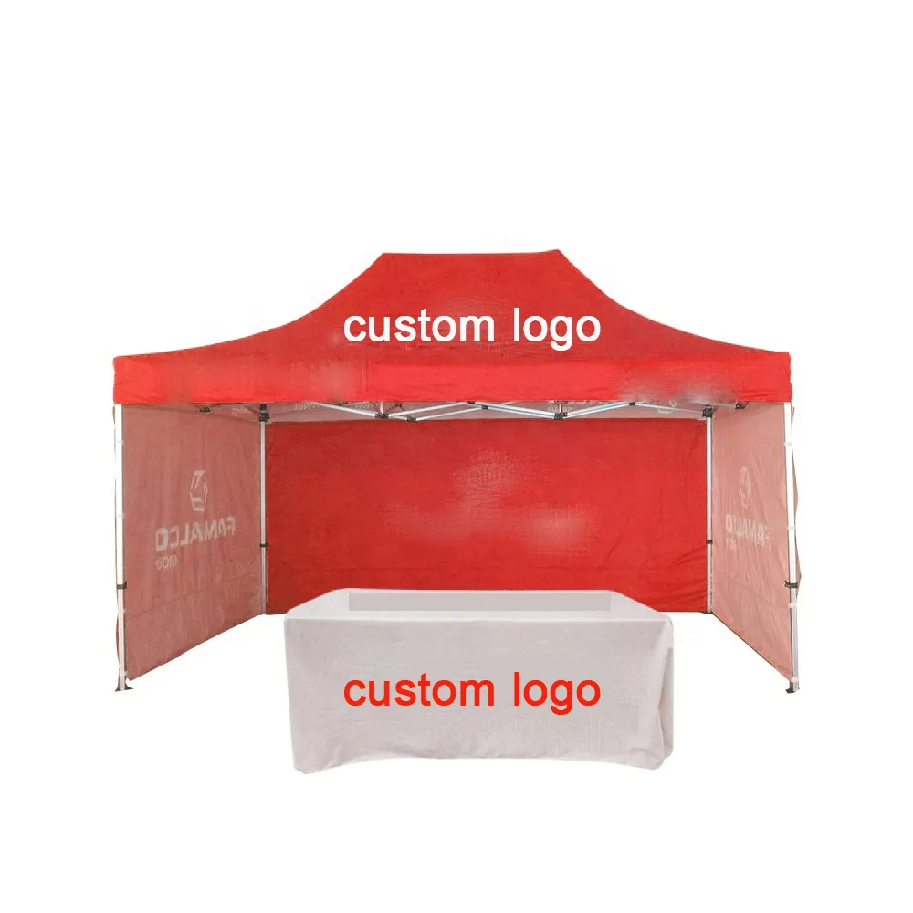 3x3 Custom Printed Logo 10x10 Folding Pop Up Advertising Pop Up Tent