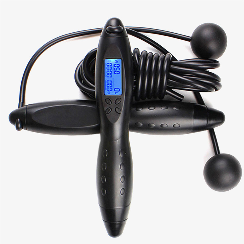 Jump Ropes With Electronic Counting Skip Rope Outdoor Lose Weight Fitness Equipment Cordless Rope Skipping cuerda deporte