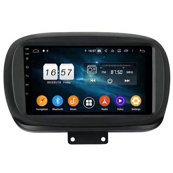 Newnavi 9 дюймов Автомобильный gps навигатор с управлением рулем Android 10 Полный сенсорный экран автомобильный мультимедийный android Fiat 500X