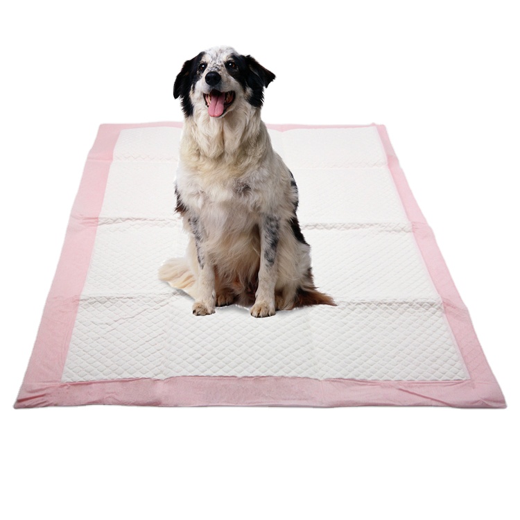 Durable Leak Proof Absorbent Pink Puppy Potty Training Pads