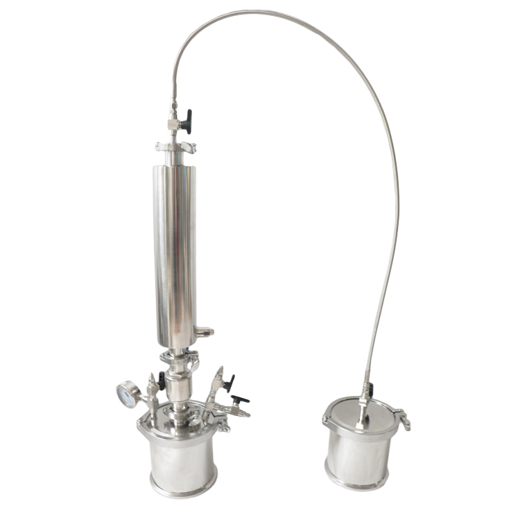 Санитарный экстрактор bho SS304, 90 г, с колонкой 1,5x12 дюймов для депиляции воском