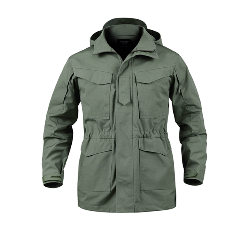 Custom Made Tactical Olive Green Army Camouflage Military Jacket