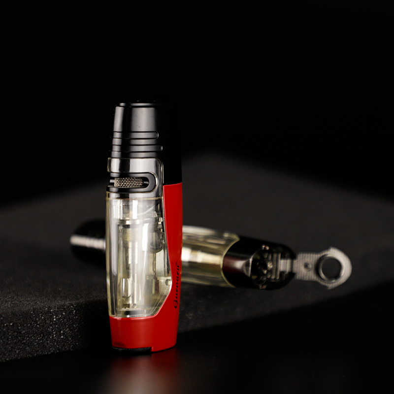 Металлический корпус one jet flame тонкая металлическая зажигалка прозрачный топливный бак маленькая зажигалка