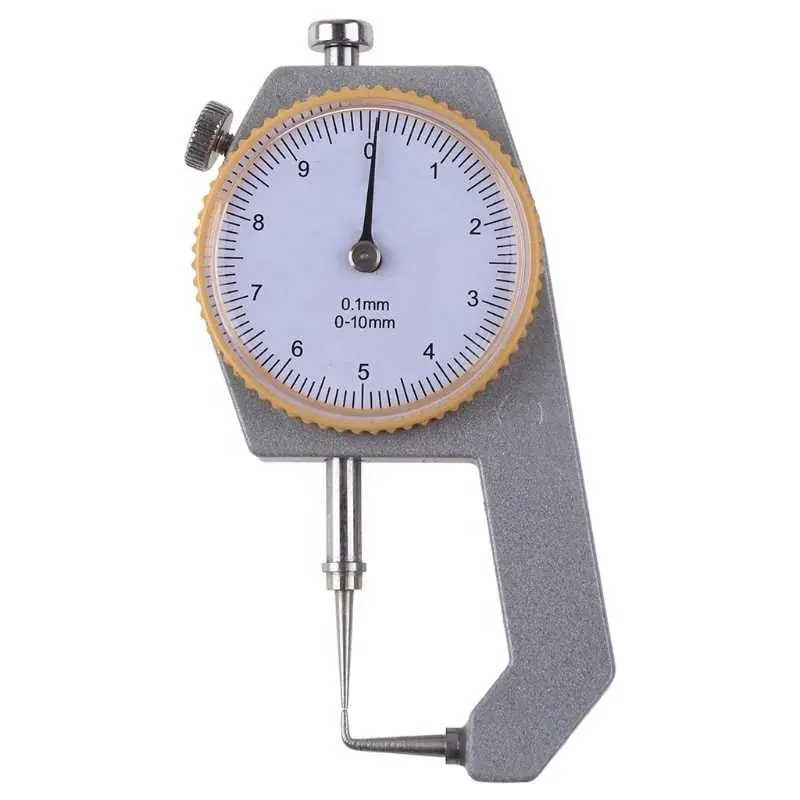 Dial Thickness Gauge Tester Dial Caliper Measuring Tool 0-10mm for Leather Craft Tool Thickness Gauge