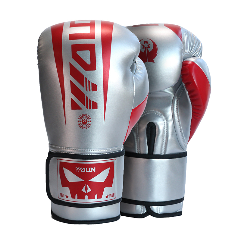 WOLON gym use professional training custom boxing gloves low MOQ professional factory Leather gloves