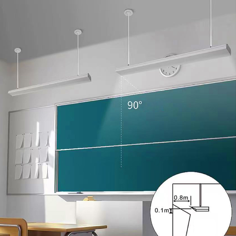 Anti glare training of 38W grille student eye protection adjustable school special lighting blackboard lamp led classroom light