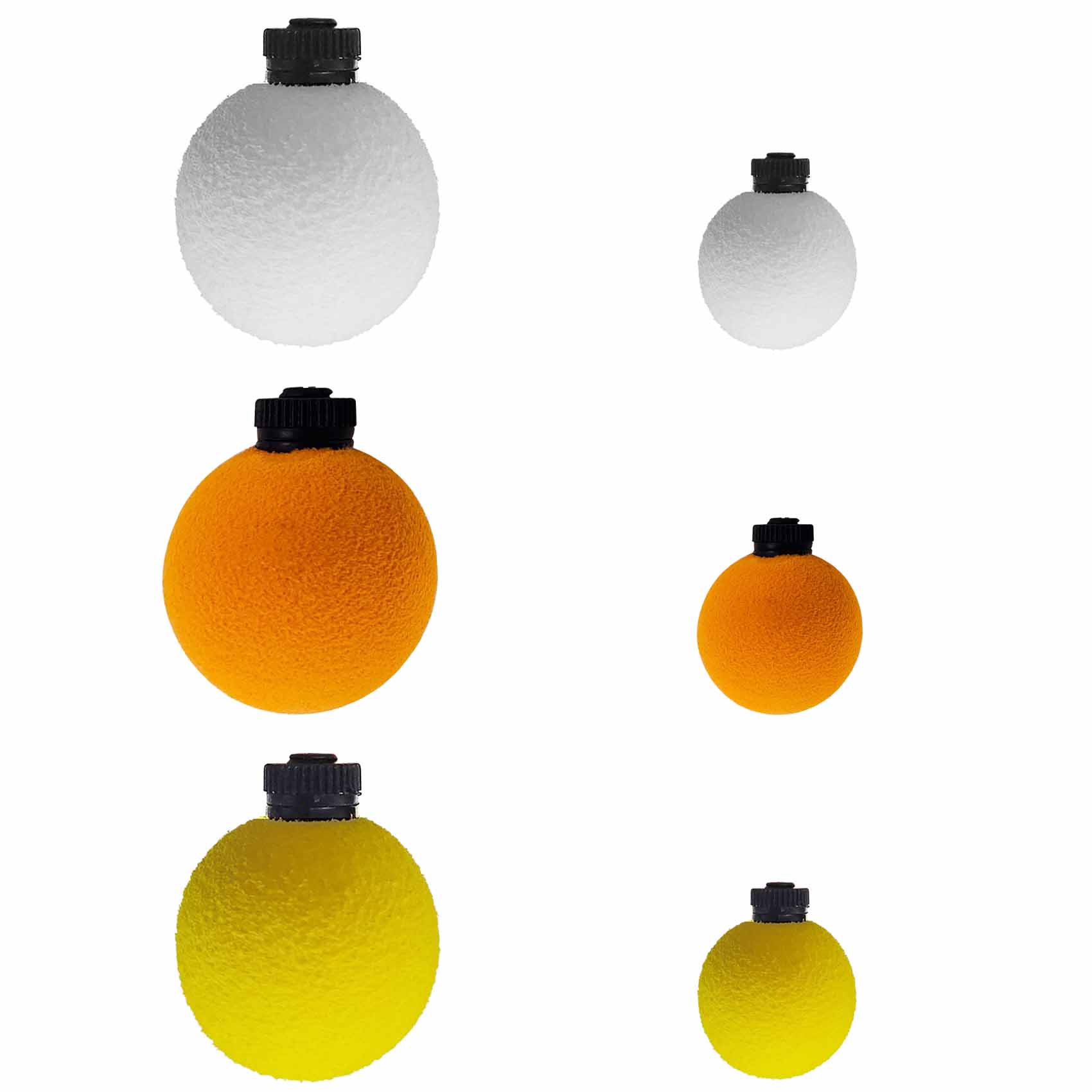 1/2 inch and 1 inch Colorful Round shaped Fly Fishing Float Foam Strike Indicator (B06)