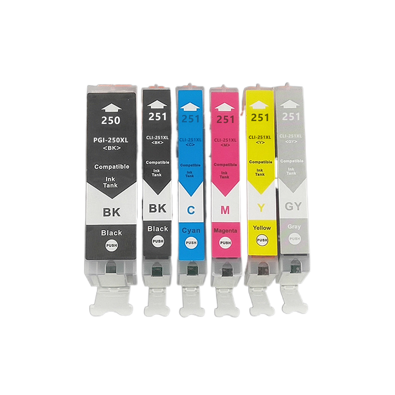 Совместимость с Can PGI-250 CLI-251XLInk картридж MG5420 MG5520 MG5522Printer чернильный картридж фото разноцветная плакатная печать