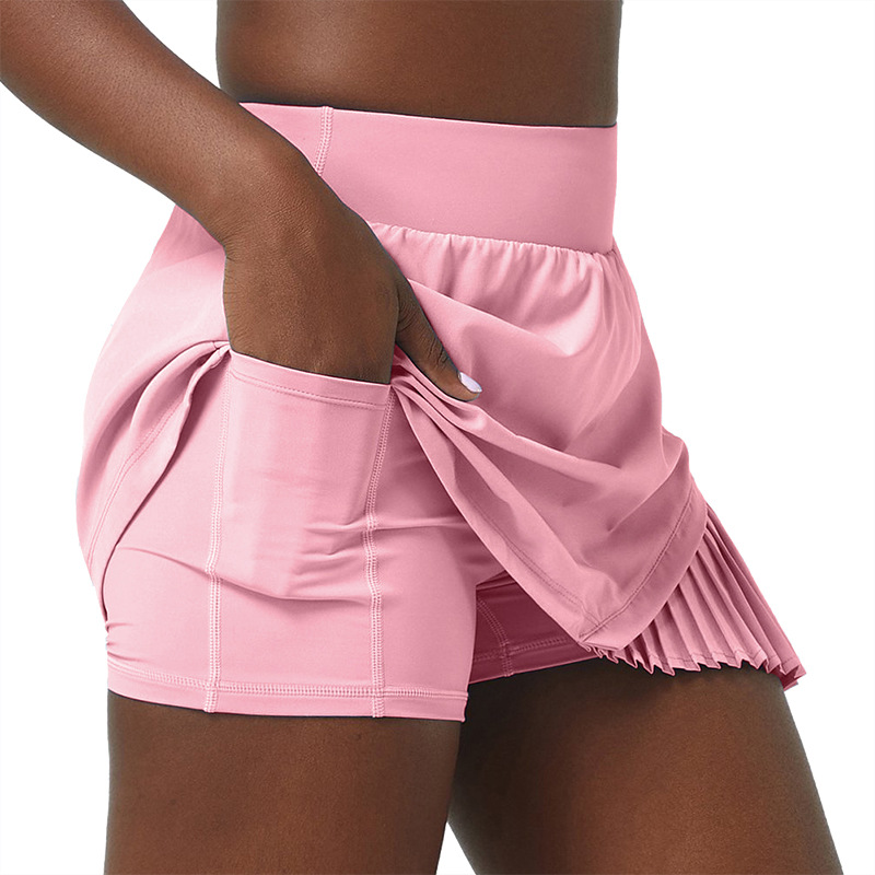 School Girl Women Sexy Fitted Soft Pleated Sportswear Wholesale Custom Tennis Skirts With Pockets