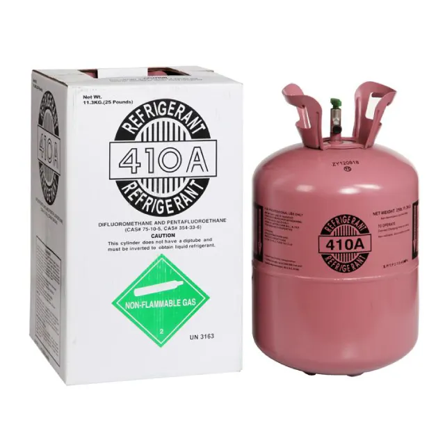 R410a Refrigerant Gas supply r410a 1kg/2.6kg/5.65kg/11.3kg