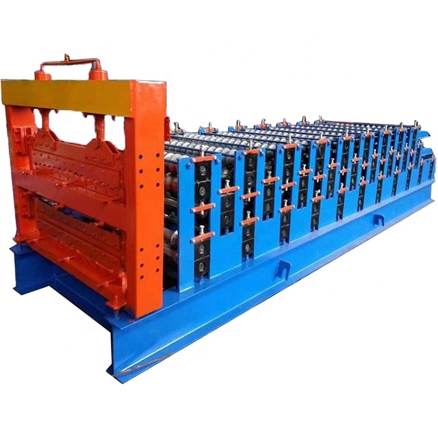 Three Aluminium Step Tile Roofing Sheets Roll Forming Machine