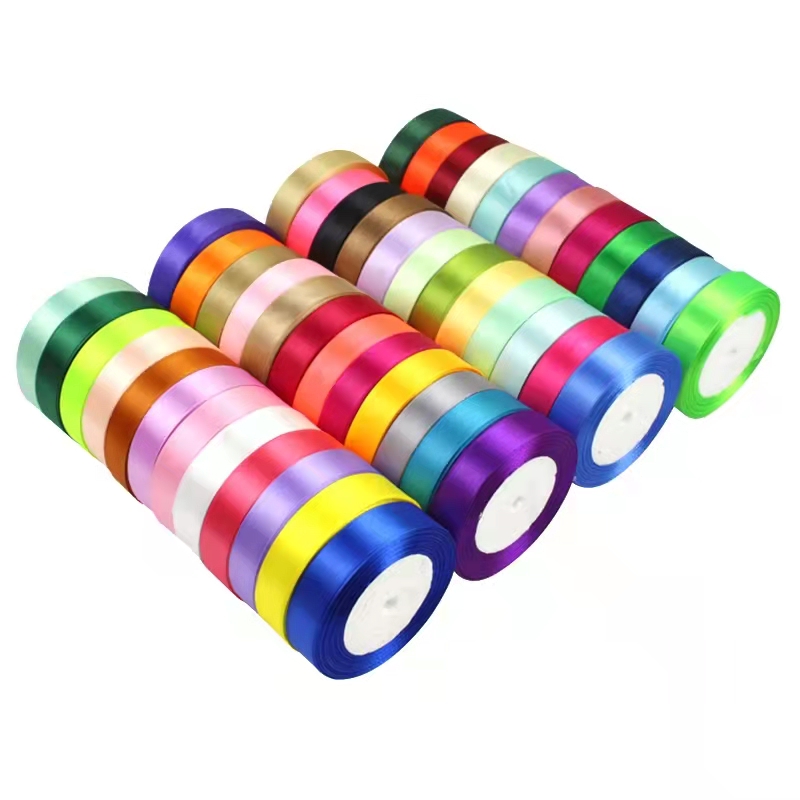 High Quality 100% polyester Gift Packing Satin Ribbon