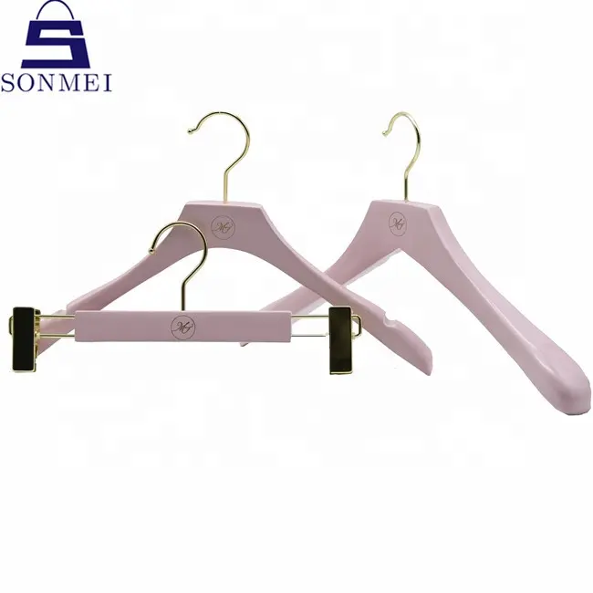 Clothing stores women pink custom boutique hangers