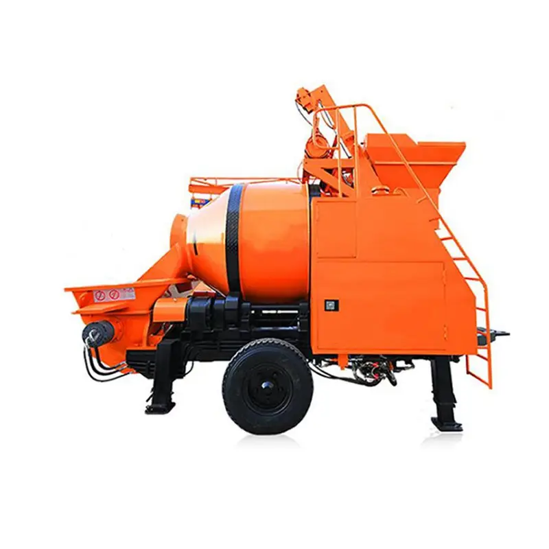 Small Diesel Concrete Mixer With Pump