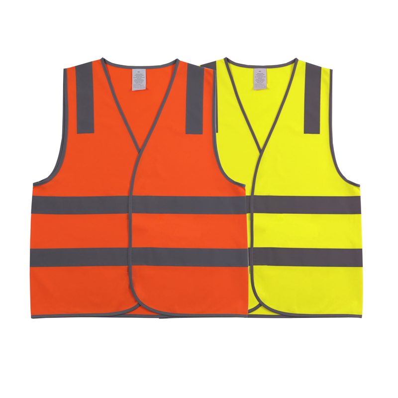 Hi Vis безопасная Светоотражающая Спецодежда тесьмой безопасности жилет