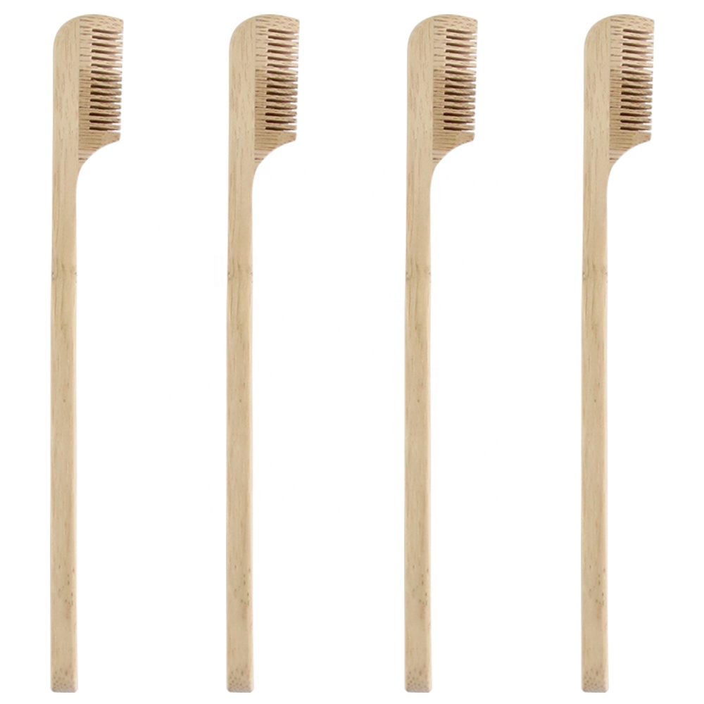 Wholesale Eco-Friendly 100% Natural Private Label Bamboo Wood Bristle Edge Brush