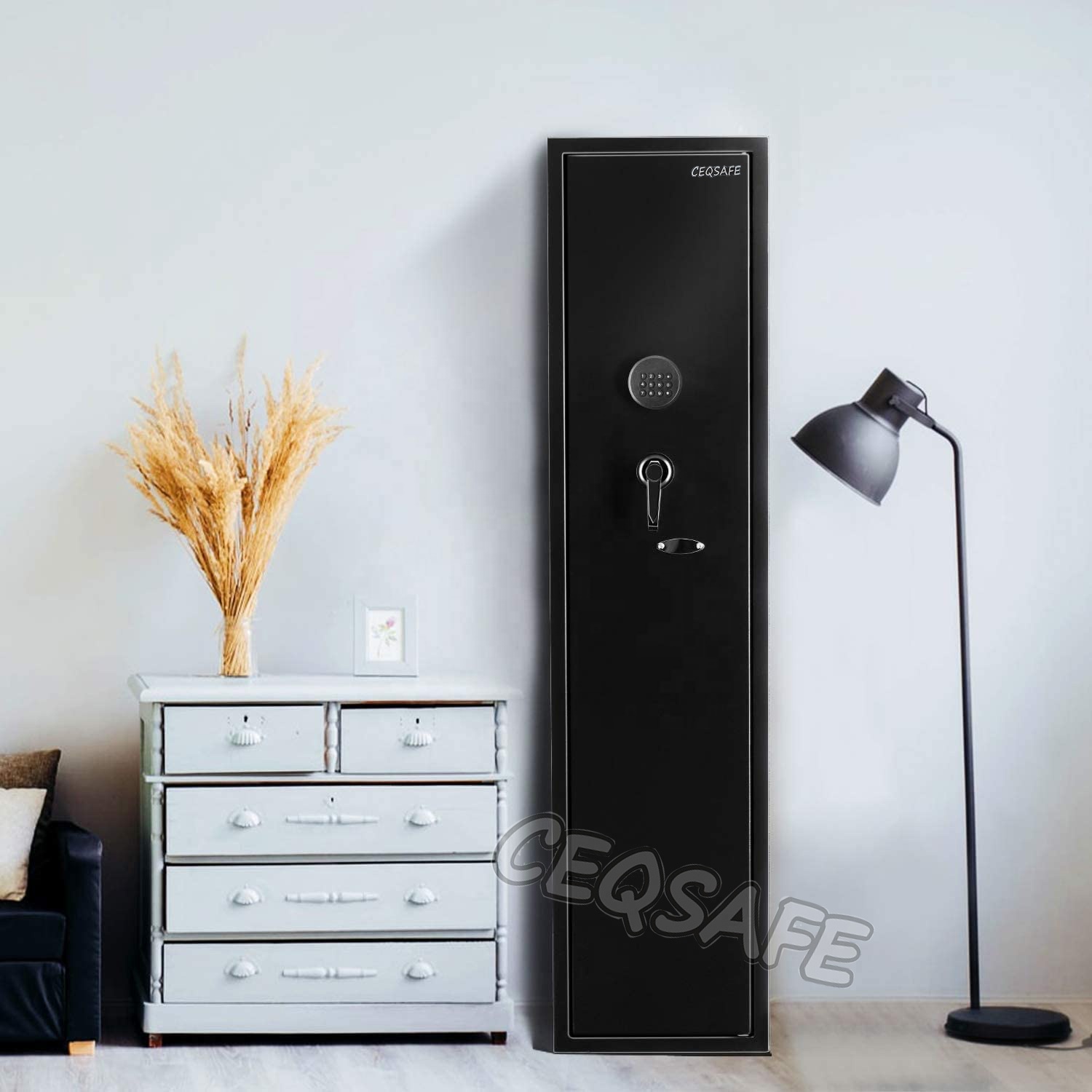 Электронный цифровой замок CEQSAFE China Box, безопасный домашний металлический Сейф