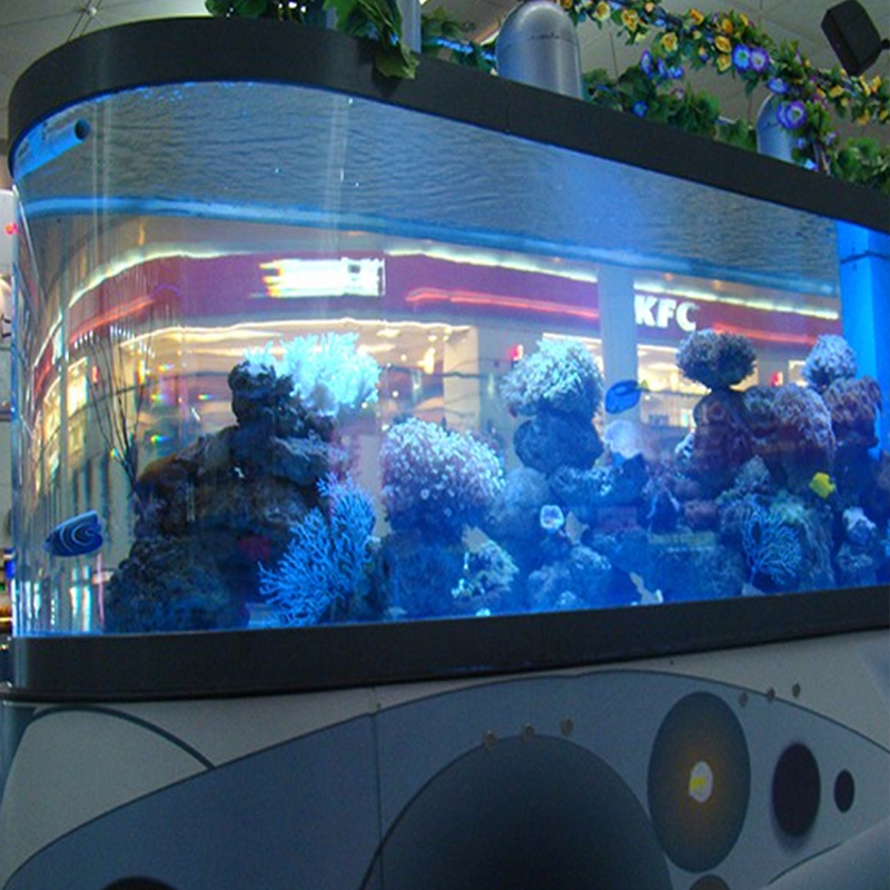 Home living room aquarium
