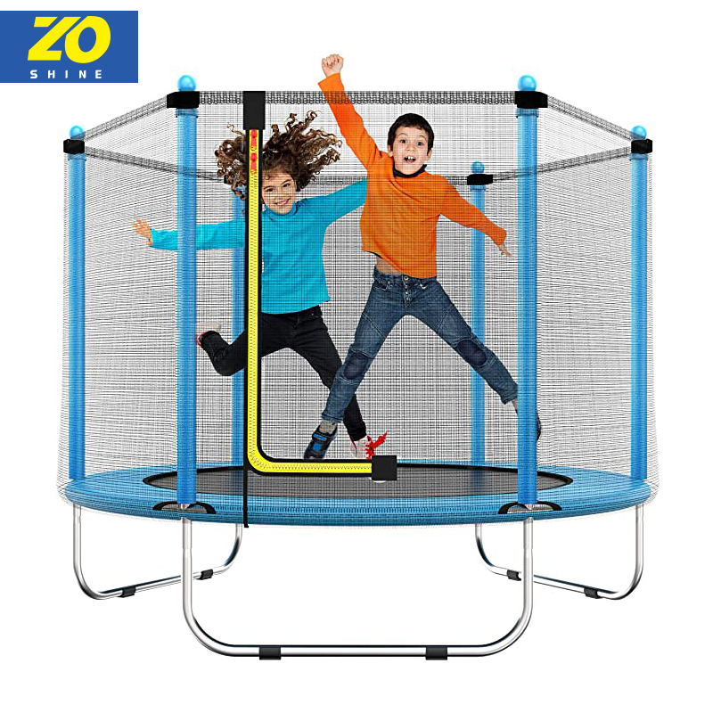 Zoshine Trampoline for Kids 5 Ft Indoor or Outdoor Mini Toddler Trampoline with Safety Enclosure Baby Toddler Trampoline Toys