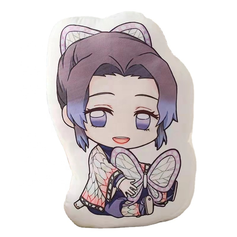 Factory cartoon character anime pillow ghost slayer dakimakura neck pillow case inflatable mallard plush pillow