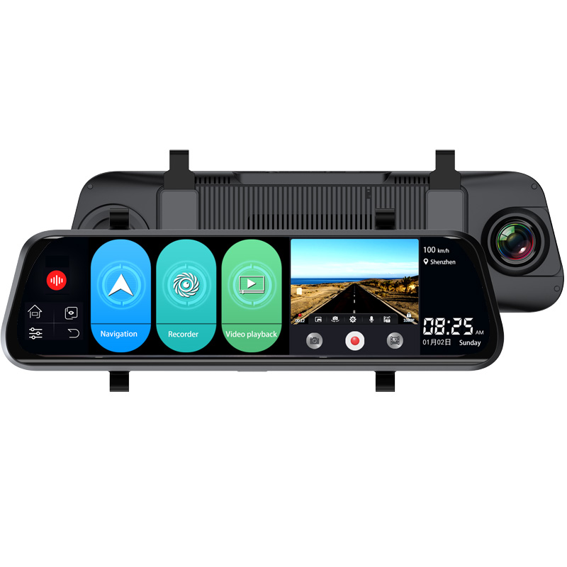 Зеркало-видеорегистратор, 10 дюймов, 4G, Android, ADAS, 1080P, FD
