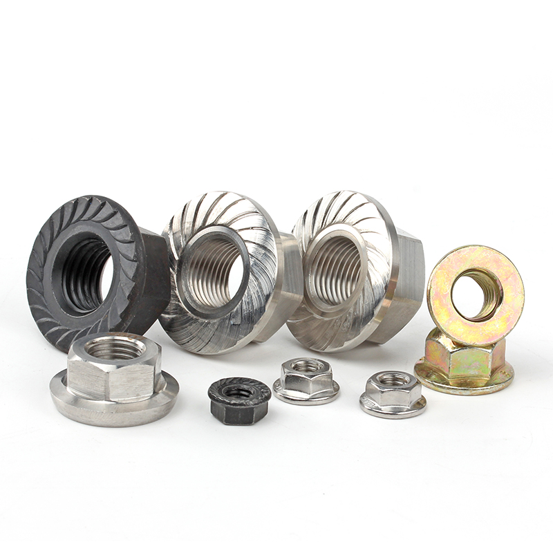 DIN6923 Stainless Steel/ Carbon Steel Hex Flange Nuts Hexagon Nuts With Flange