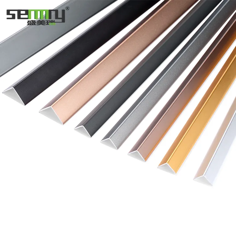 Modern Aluminum Price Tile Trim Flooring Wall Accessories Customized L Shape Aluminum Alloy