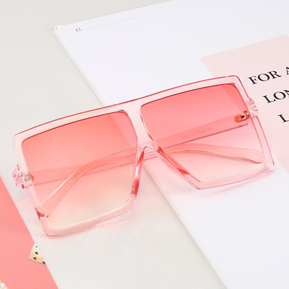 JHeyewear plastic big frame oversized hot selling colorful custom fashion trendy women men sun glasses shades sunglasses 2020