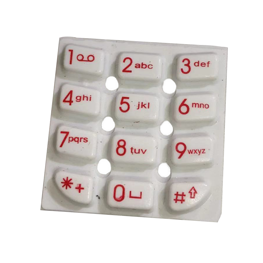 Hot sale phone toy accessories phone toy plastic button panel keyboard