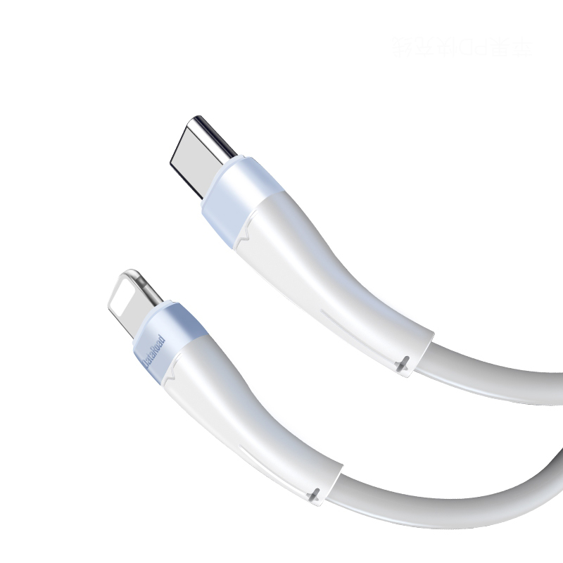 Dataroad 20 Вт C-L пост зарядки USB Type C кабель из чистой меди для йоги TPE кабель для синхронизации передачи данных белый кабель Type-C