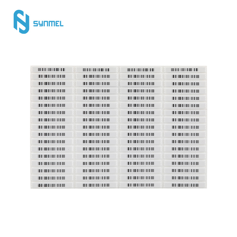 Synmel высокочувствительные узкие 58 кГц Анти-кражи EAS AM листовые этикетки Противокражные наклейки подделки штрих-код