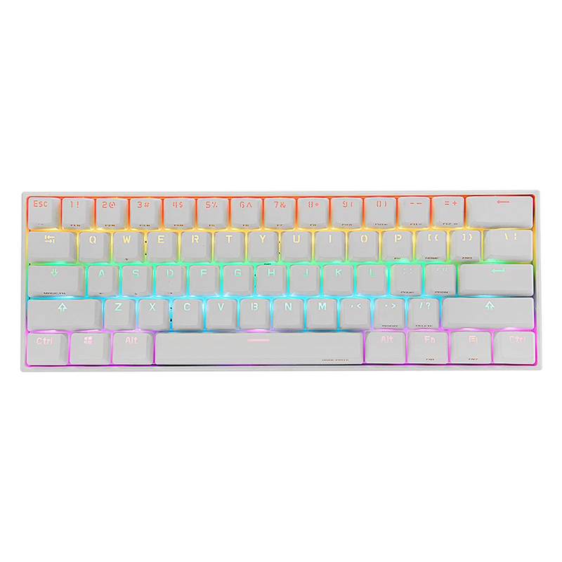 Беспроводная механическая клавиатура Anne pro 2 61 клавиши ANSI игровая клавиатура rgb PBT с двумя клавишами shot и cherry switch
