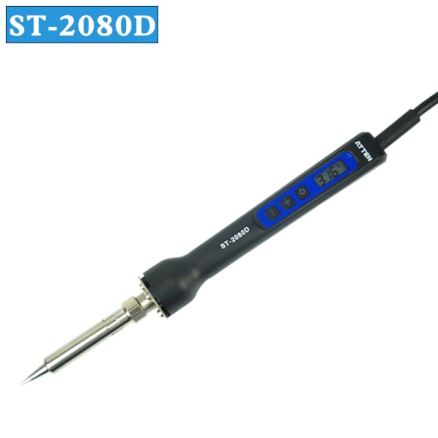 Внимание ST-2080D паяльник Комплект 110V220V с цифровой ЖК-дисплей с регулировкой температуры паяльника портативный лазерный сварочный аппарат мати