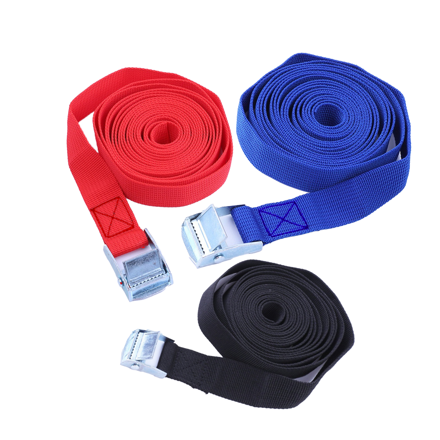 High-quality metal cam buckle type fasten straps for cargo lashing luggage nylon bag belt metal buckle