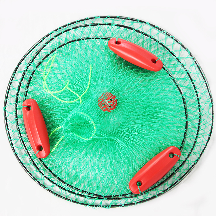Type A Keep Fish In Water Green Strong With Red Float Fish Cage Fishnet Fishing Net