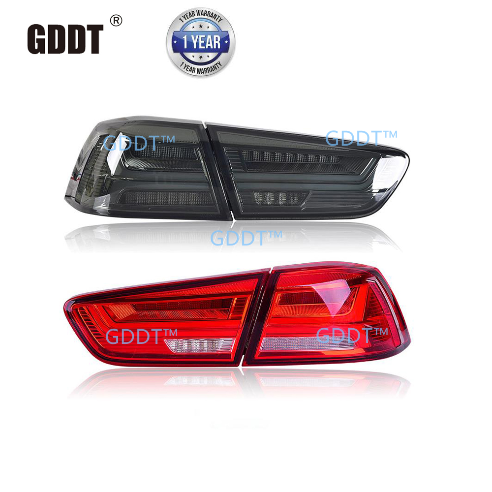 1 Full Kit 4 Pcs 2007-2020 Led Stop Lamp for Lancer Ex Rear LIGHT Tail for Lancer Gt Warning Marker Lamps Dynamic Heart Beat