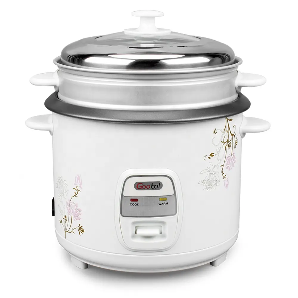 2.8L 100W straight easy to use one key switch fast cooking national design non stick inner pot straight rice cooker