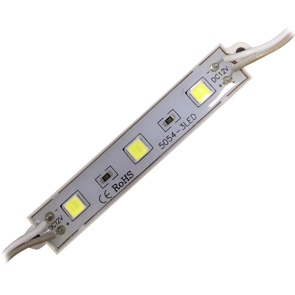 Завод по самой низкой цене 12V Smd 1,5 Вт Настенный светильник 5054 одиночный Белый Мини 3Led по индивидуальному заказу СИД эпоксидной модуль