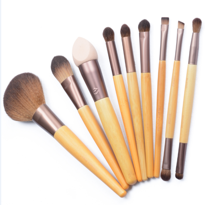 Vegan bamboo набор кистей для макияжа 9 шт