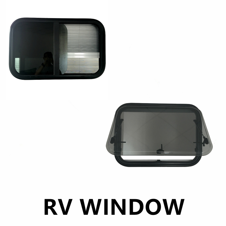 Chinese factory European style hot sale aluminum alloy rv caravan travel door with screen door