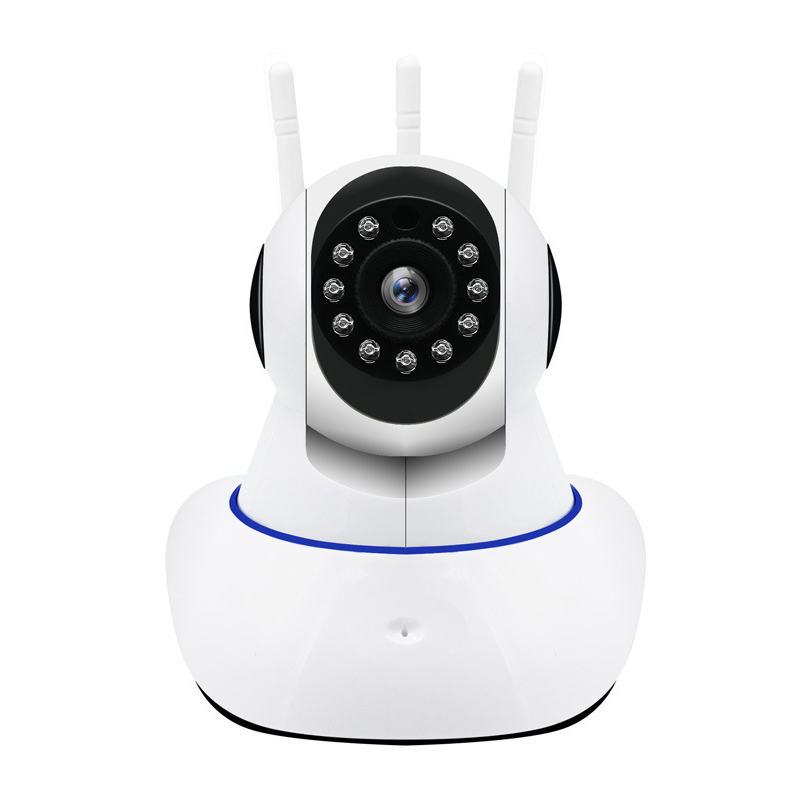 Лидер продаж ИК ночного видения три-антенны HD 1080P двухсторонней голосовой PTZ cctv беспроводной Wi-Fi камеры безопасности