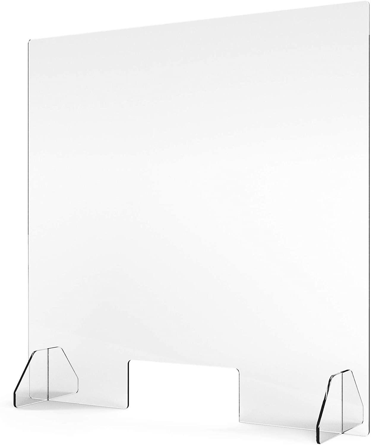 Прозрачный 1/4 "защитный плексигласа-36" x 24 "акриловое волокно, гвардии и щит для счетчиков