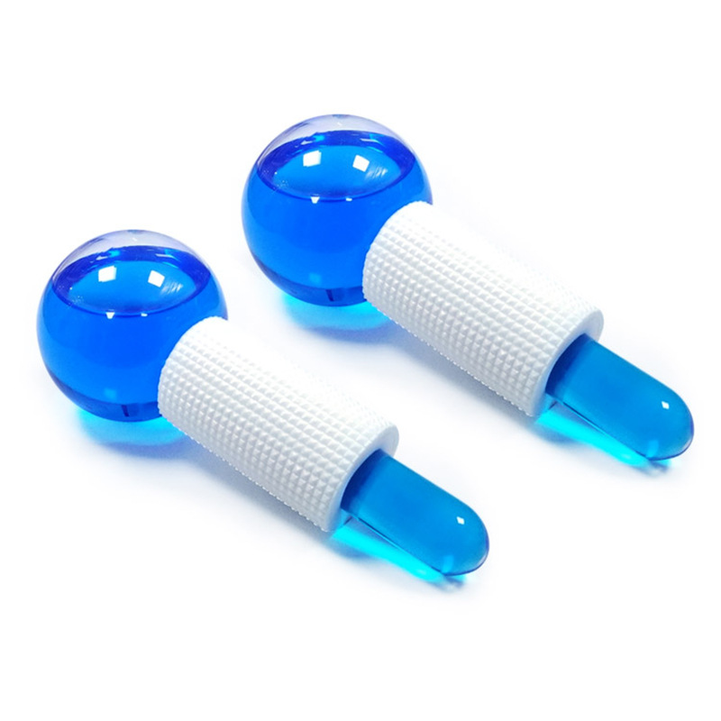 Hot Sale Professsional Home Use Women Facial Wave Massage Ball Skin Globes Soothing Thin Face Beauty Ice Globe