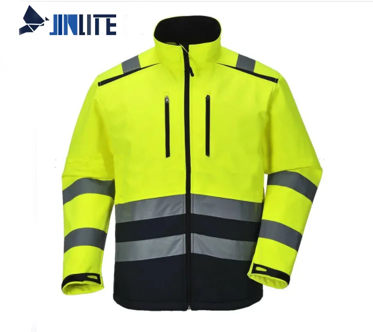 Breathable Waterproof Winter High Visibility 5 In 1 Safety Jacket Wear Outdoor FOB Bangladesh Security Jacket Reflective Jacket