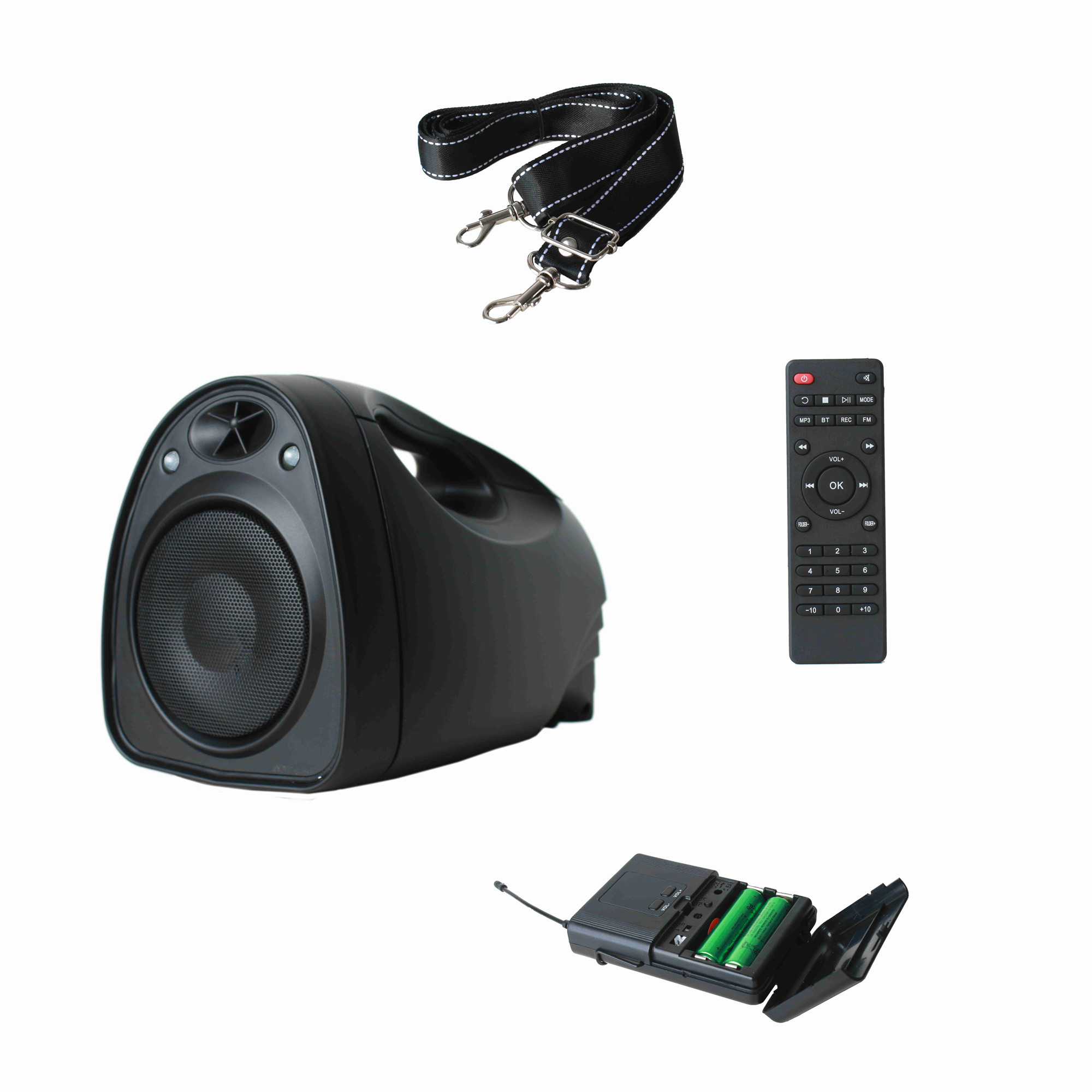 GONSIN UHF портативный беспроводной усилитель Pa с функцией записи FM/MP3