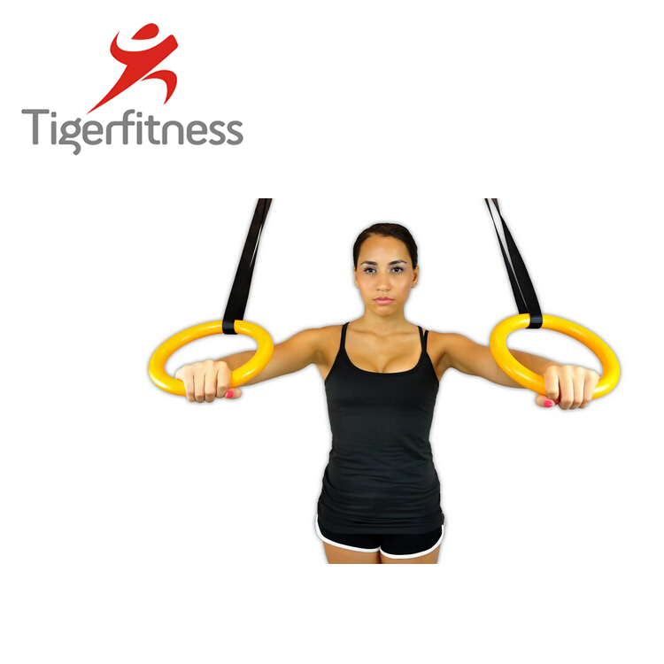 Hot Sale Birch Plywood Gymnastic Rings High Quality Wooden Gymnastic Rings