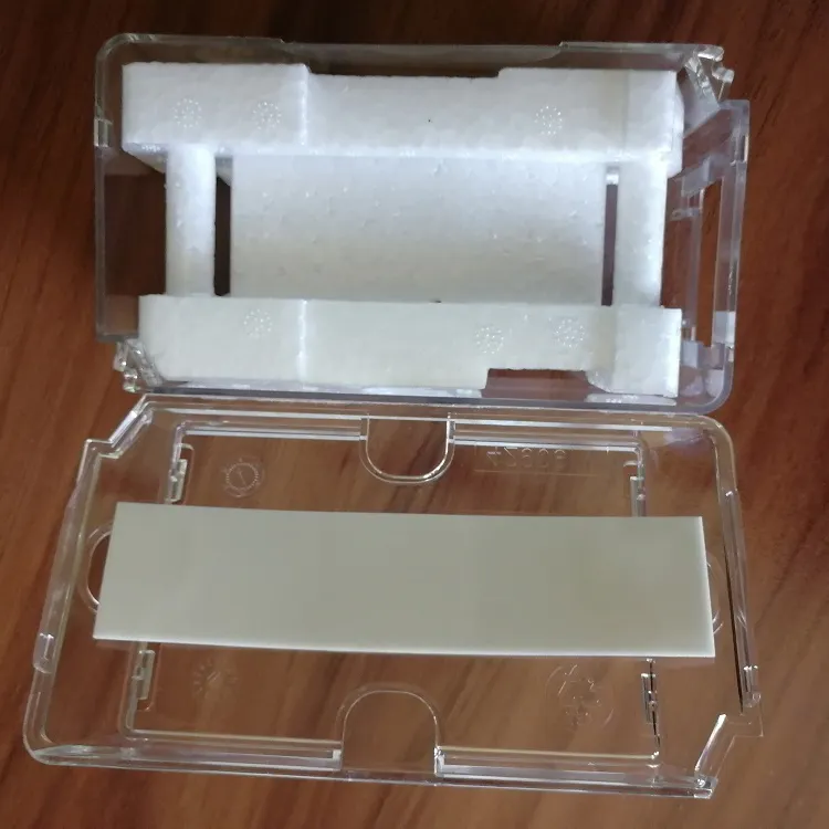 plastic and rubber PET wrist watch case box