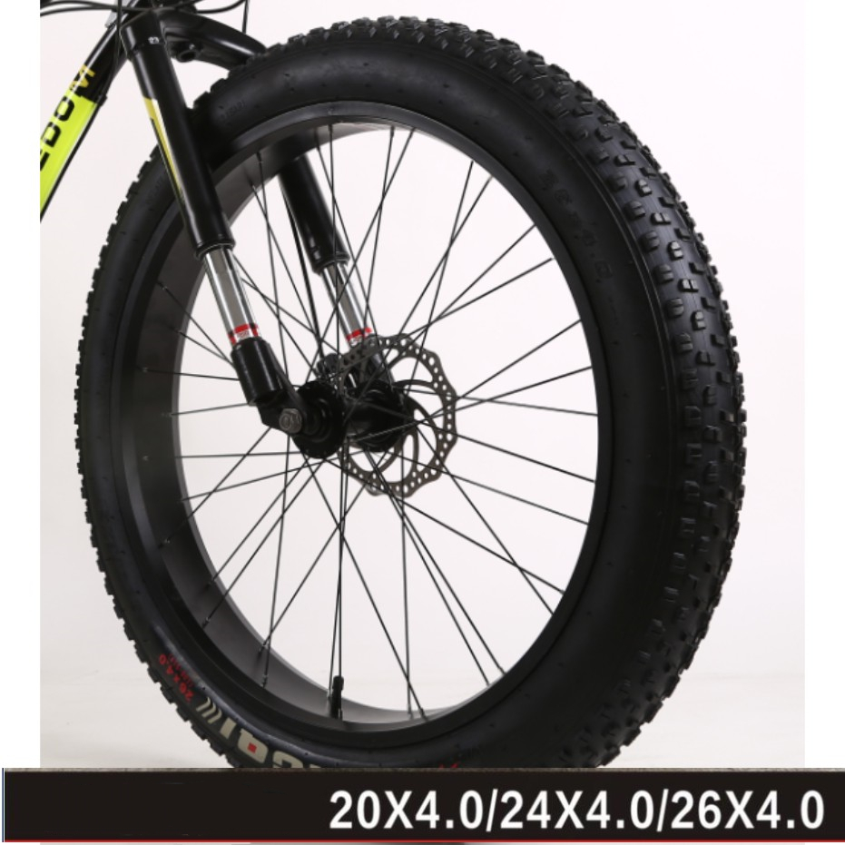 Колеса для велосипеда на толстых покрышках 20/24/26*4,0, 36H, MTB, сноубайк, пляжный велосипед, комплект колес для велосипеда, велосипедная шина, дисковый тормоз, толстые диски, велосипедные диски, ступицы