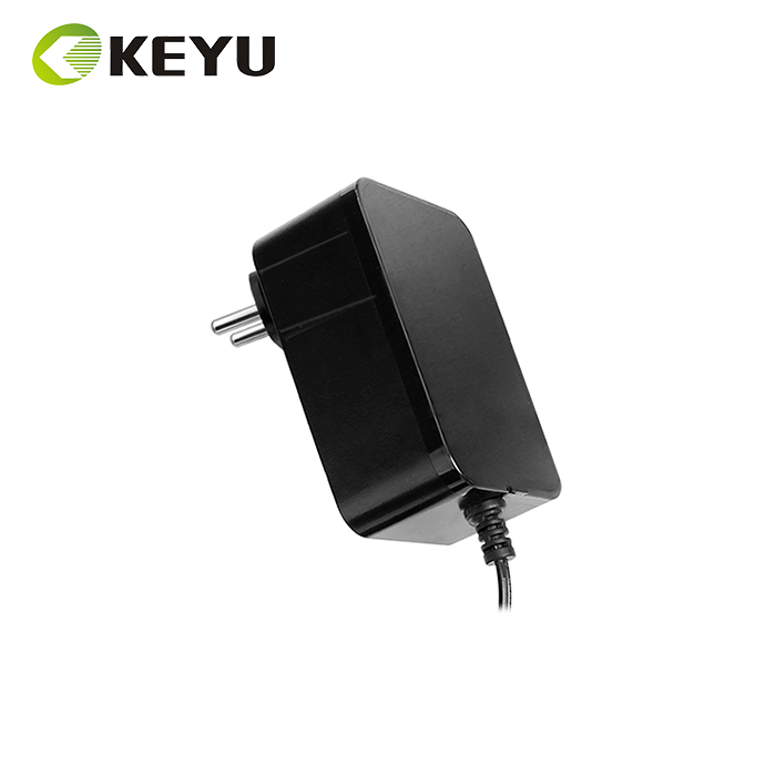 India 2 pin plug 12V 2A 2000MA 24W power supply adapter with BIS CB ROHS